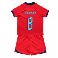 England Jordan Henderson #8 Fußballbekleidung Auswärtstrikot Kinder WM 2022 Kurzarm (+ kurze hosen)